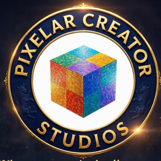 Medallón de Pixelar Creator Studios